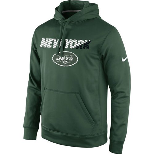 New York Jets Nike Kick Off Staff Performance Pullover Hoodie Green